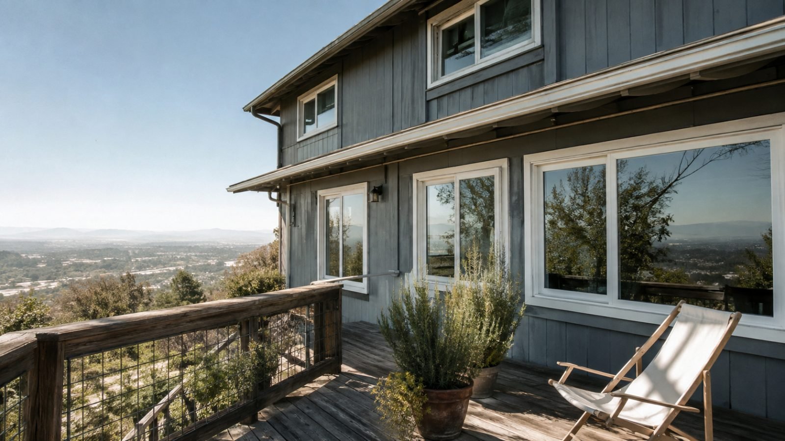 Repaired and replaced windows on a two-story Inland Empire home