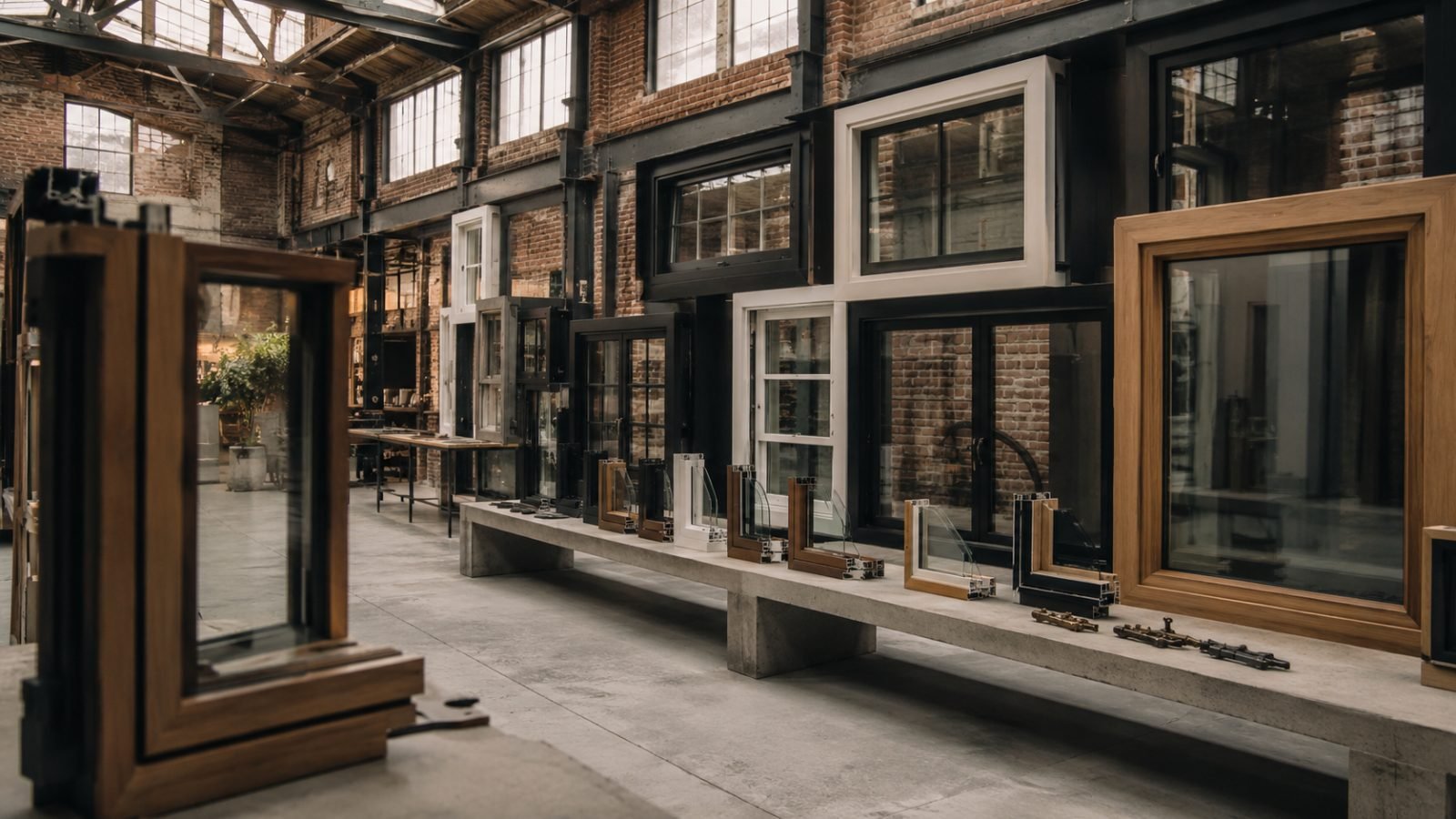 Glass and window samples on display for Riverside, CA homeowners